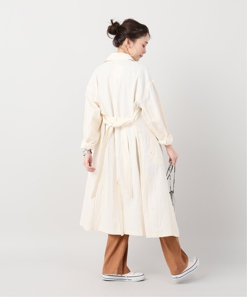 セール】コットンリネンオックスワークコート◇（ステンカラー