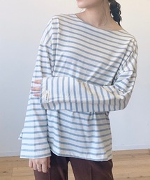 VANNIE U | VANNIE U　オリジナルタグボーダーロンT(Tシャツ/カットソー)