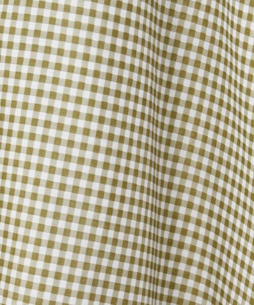 coen(コーエン)の「シアーギンガムロングシャツ(バンドカラーシャツ)(シャツ/ブラウス・レディース・オリーブ/ネイビー/ライム・FREE)」の9枚目の写真