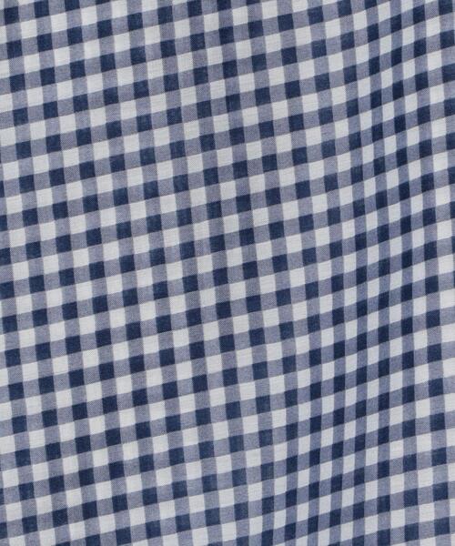 coen(コーエン)の「シアーギンガムロングシャツ(バンドカラーシャツ)(シャツ/ブラウス・レディース・オリーブ/ネイビー/ライム・FREE)」の8枚目の写真