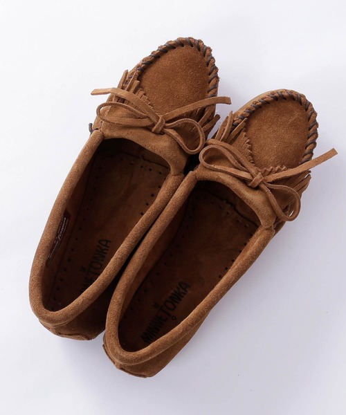 Minnetonka(ミネトンカ)の「MINNETONKA / ミネトンカ KILTY SUEDE MOC キルティー スエード モカシン(モカシン/デッキシューズ・レディース・ホワイト/ネイビー/ブルー/ブラウン系その他/ブラック/グレー/ブラウン/レッド・24.0cm/25.0cm/24.5cm/23.0cm/23.5cm)」の10枚目の写真