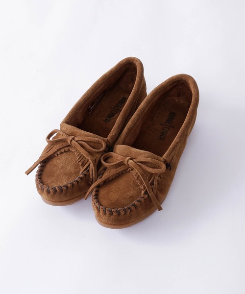 Minnetonka(ミネトンカ)の「MINNETONKA / ミネトンカ KILTY SUEDE MOC キルティー スエード モカシン(モカシン/デッキシューズ・レディース・ホワイト/ネイビー/ブルー/ブラウン系その他/ブラック/グレー/ブラウン/レッド・24.0cm/25.0cm/24.5cm/23.0cm/23.5cm)」の13枚目の写真