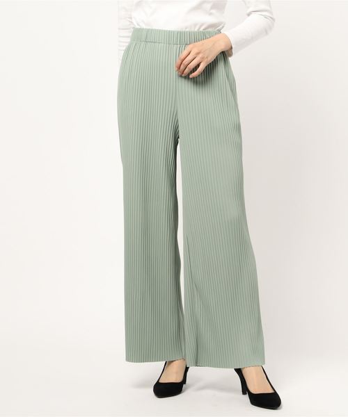 LOWRYS FARM（ローリーズファーム）の「ｓｅｌｆｃｕｔプリーツパンツ　884525（その他パンツ・レディース・レッド/ブルー/アイボリー/ブラック/グリーン/キャメル・FREE）」の20枚目の写真