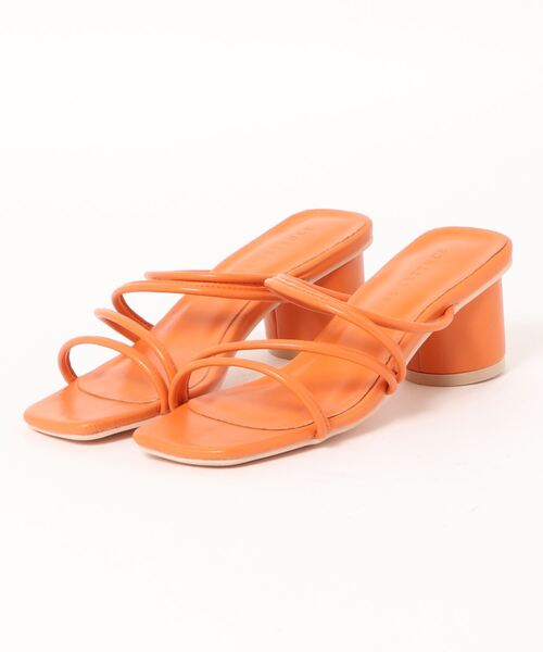 KOBE LETTUCE(コウベレタス)の「ナローストラップサンダル(サンダル・レディース・ホワイト/ブラック/ライム/シルバー/グレイッシュベージュ/オレンジ・LL/S/M/L)」の5枚目の写真