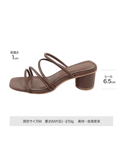 KOBE LETTUCE(コウベレタス)の「ナローストラップサンダル(サンダル・レディース・ホワイト/ブラック/ライム/シルバー/グレイッシュベージュ/オレンジ・LL/S/M/L)」の11枚目の写真