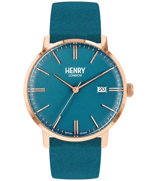 セール London ヘンリーロンドン のファッション Suede Henry 腕時計 Hl40 S 0372 リージェンシー Regency 腕時計 Regency Henry ヘンリーロンドン Henry スエード メンズ アナログ腕時計 London