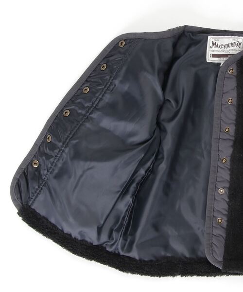 MAKE YOUR DAY（メイクユアデイ）の「異素材切替コート■80～140cm（その他アウター・キッズ・ブラウン/グレー/パープル/ブラック・90/100/120/140/130/80/110）」の22枚目の写真