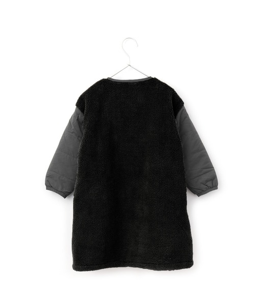 MAKE YOUR DAY（メイクユアデイ）の「異素材切替コート■80～140cm（その他アウター・キッズ・ブラウン/グレー/パープル/ブラック・90/100/120/140/130/80/110）」の11枚目の写真