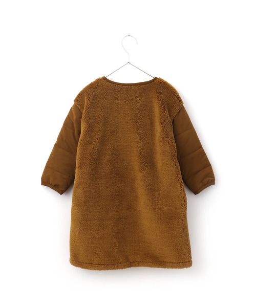 MAKE YOUR DAY（メイクユアデイ）の「異素材切替コート■80～140cm（その他アウター・キッズ・ブラウン/グレー/パープル/ブラック・90/100/120/140/130/80/110）」の13枚目の写真