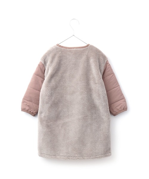 MAKE YOUR DAY（メイクユアデイ）の「異素材切替コート■80～140cm（その他アウター・キッズ・ブラウン/グレー/パープル/ブラック・90/100/120/140/130/80/110）」の14枚目の写真