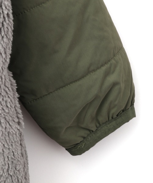 MAKE YOUR DAY（メイクユアデイ）の「異素材切替コート■80～140cm（その他アウター・キッズ・ブラウン/グレー/パープル/ブラック・90/100/120/140/130/80/110）」の17枚目の写真