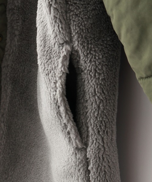 MAKE YOUR DAY（メイクユアデイ）の「異素材切替コート■80～140cm（その他アウター・キッズ・ブラウン/グレー/パープル/ブラック・90/100/120/140/130/80/110）」の18枚目の写真