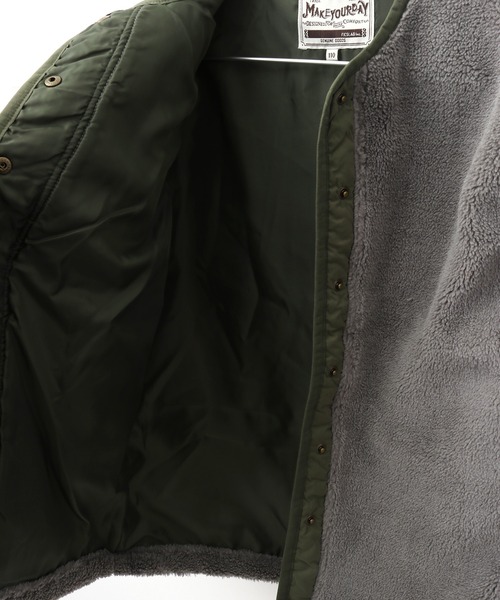 MAKE YOUR DAY（メイクユアデイ）の「異素材切替コート■80～140cm（その他アウター・キッズ・ブラウン/グレー/パープル/ブラック・90/100/120/140/130/80/110）」の20枚目の写真