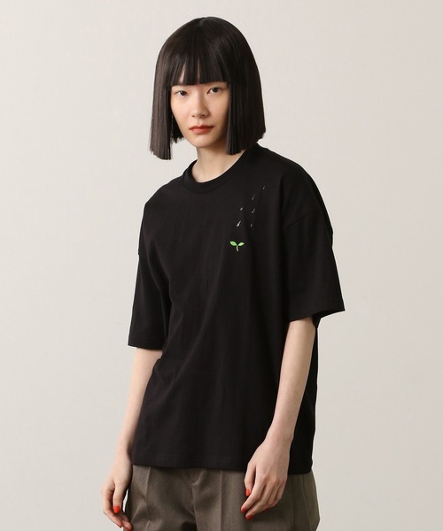 FRAPBOIS（フラボア）の「スプラウトＴ（Tシャツ/カットソー・レディース・ホワイト/ブラック・2/1）」の14枚目の写真