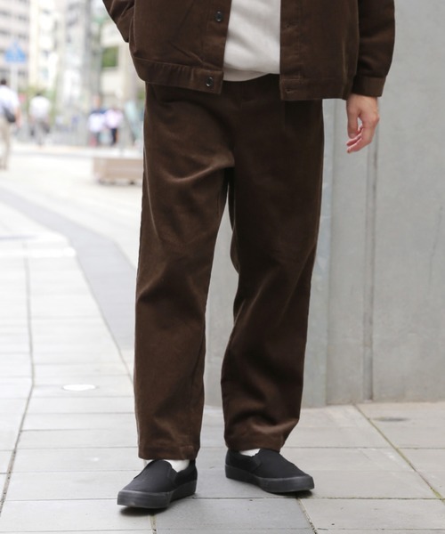 LAKOLE(ラコレ)の「コーデュロイワイドパンツ / LAKOLE(その他パンツ・メンズ・ブラック/ベージュ/ブラウン/オリーブ/アイボリー・SMALL/MEDIUM/LARGE)」の3枚目の写真