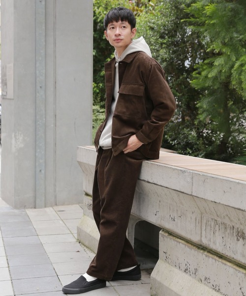 LAKOLE(ラコレ)の「コーデュロイワイドパンツ / LAKOLE(その他パンツ・メンズ・ブラック/ベージュ/ブラウン/オリーブ/アイボリー・SMALL/MEDIUM/LARGE)」の18枚目の写真