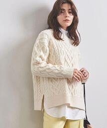 UNITED ARROWS | UWSC ケーブル クルーネック ニット†◆(ニット/セーター)