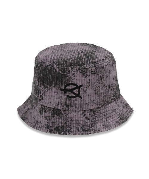 OY（オーワイ）の「『OY/オーワイ』TIE-DYE CORDUROY BUCKET HAT/タイダイ コーデュロイ バケット ハット（ハット・メンズ・ブラック/アイボリー/パープル・FREE）」の9枚目の写真