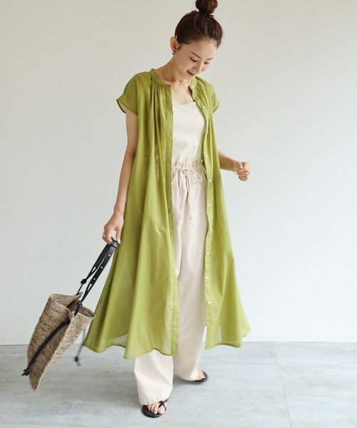 【AUBREY】フレンチスリーブヘムワンピース　ANDREA&Co. AUBREY】フレンチスリーブヘムワンピース – ANDREA&Co.