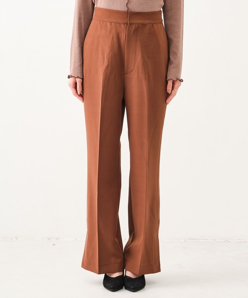 CONSCIOUS DAY(コンシャスデイ)の「サイドスリットセンタープレスパンツ(その他パンツ・レディース・ブラウン/グリーン/ネイビー/ブラック・フリ-)」の5枚目の写真