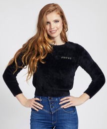 Guess | Rosmary Jewel Logo Crew-Neck Sweater(ニット/セーター)