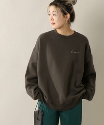 裏起毛バックプリントスウェット