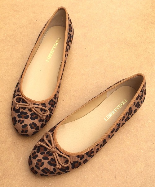 LibertyDoll（リバティードール）の「Liberty doll / ラウンドトゥ フラット バレエパンプス(5323)（バレエシューズ・レディース・ブラック系その他/グレー系その他/ブラック/ベージュ/レオパード/グレー/ネイビー/チェック/モスグリーン/サックスブルー/レッド/ブラック系その他2/グレイッシュベージュ・LL/3L/SS/L/S/M）」の12枚目の写真
