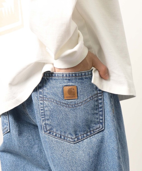 Carhartt（カーハート）の「【 carhartt / カーハート 】 Relaxed-Fit Taperd-Leg B17 リラックスド フィット テーパードレッグパンツ ワークパンツ デニム･･（デニムパンツ・メンズ・ブルー/ネイビー・32inch/34inch/36inch/30inch）」の4枚目の写真