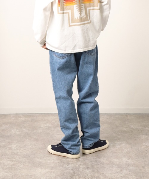 Carhartt（カーハート）の「【 carhartt / カーハート 】 Relaxed-Fit Taperd-Leg B17 リラックスド フィット テーパードレッグパンツ ワークパンツ デニム･･（デニムパンツ・メンズ・ブルー/ネイビー・32inch/34inch/36inch/30inch）」の10枚目の写真