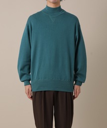 ADAM ET ROPE' | 【MAX SOFT】ベビータッチ リラックスシルエット モックネック/オーガニックコットン(ニット/セーター)