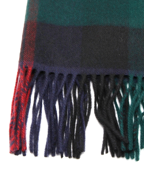 ODORANTES nano･universe（オドラント ナノ・ユニバース）の「【CLASSY12月号掲載】 Johnstons/OD/Johnstons Basic タータンストール（ストール/ショール・レディース・グリーン/ブラック/グレー/ライトグレー・FREE）」の7枚目の写真