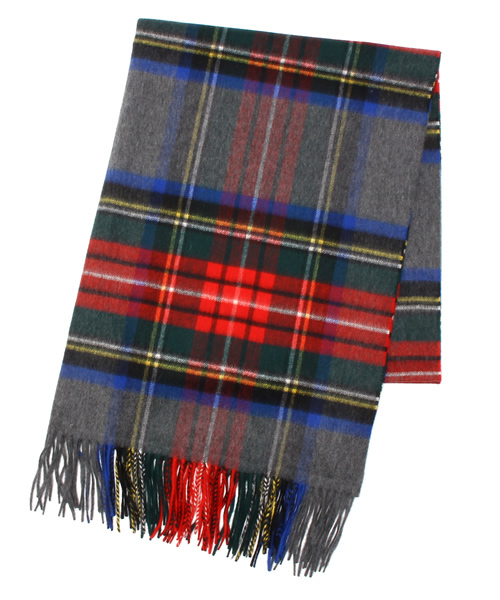 ODORANTES nano･universe（オドラント ナノ・ユニバース）の「【CLASSY12月号掲載】 Johnstons/OD/Johnstons Basic タータンストール（ストール/ショール・レディース・グリーン/ブラック/グレー/ライトグレー・FREE）」の6枚目の写真