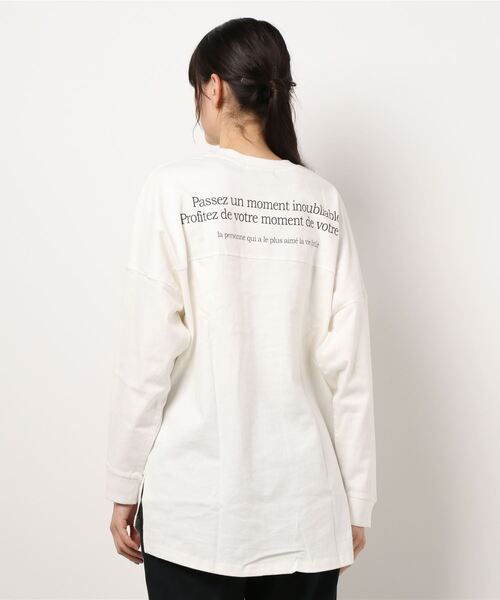 prose verse（プロズヴェール）の「ヘビーウェイトバックプリントTee（Tシャツ/カットソー・レディース・ブラック/オフホワイト・MEDIUM/LARGE）」の3枚目の写真