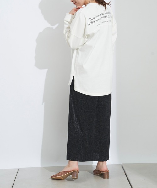 prose verse（プロズヴェール）の「ヘビーウェイトバックプリントTee（Tシャツ/カットソー・レディース・ブラック/オフホワイト・MEDIUM/LARGE）」の9枚目の写真