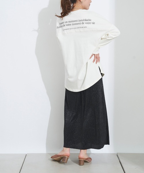 prose verse（プロズヴェール）の「ヘビーウェイトバックプリントTee（Tシャツ/カットソー・レディース・ブラック/オフホワイト・MEDIUM/LARGE）」の10枚目の写真