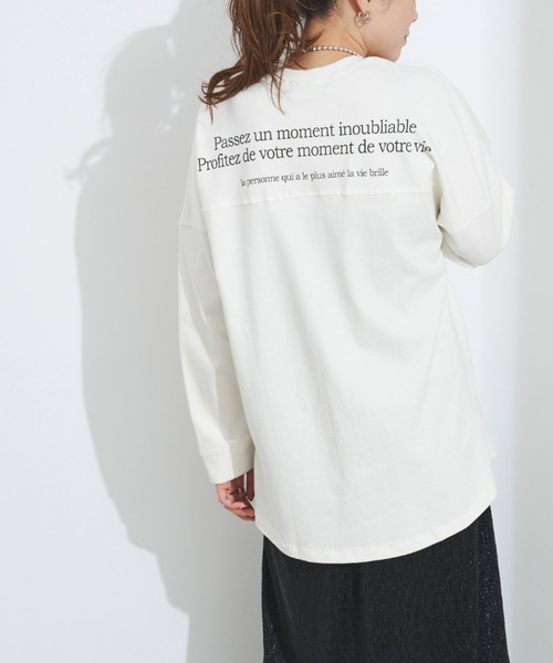 prose verse（プロズヴェール）の「ヘビーウェイトバックプリントTee（Tシャツ/カットソー・レディース・ブラック/オフホワイト・MEDIUM/LARGE）」の16枚目の写真