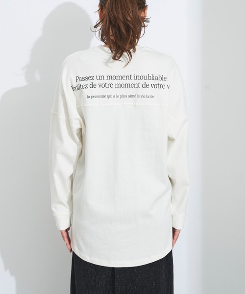 prose verse（プロズヴェール）の「ヘビーウェイトバックプリントTee（Tシャツ/カットソー・レディース・ブラック/オフホワイト・MEDIUM/LARGE）」の20枚目の写真