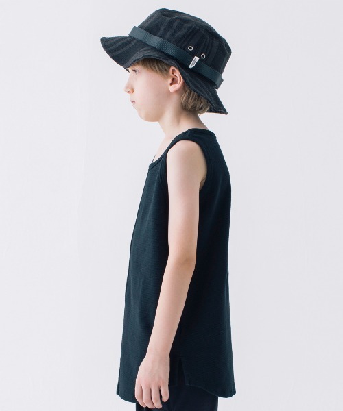 Smoothy（スムージー）の「Smoothy Fries Long Tanktop  / スムージー フライス ロングタンクトップ（Tシャツ/カットソー・キッズ・ホワイト/ベージュ/ブラック・L/M/S/XL）」の7枚目の写真