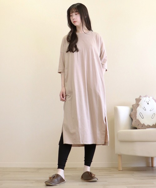 吸水速乾 半袖ドロップショルダーワンピースパジャマ ルームウェア パジャマ Voov ブーブ のファッション通販 Zozotown