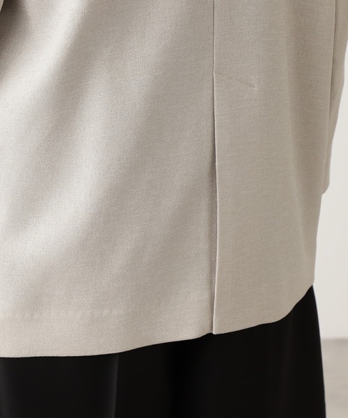 N.(N. Natural Beauty Basic)(エヌエヌナチュラルビューティーベーシック)の「【S Size Line】◆リスタビュール テーラードダブルジャケット(テーラードジャケット・レディース・ベージュ/ネイビー・SMALL/MEDIUM)」の5枚目の写真