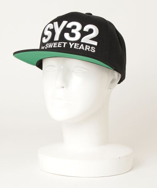 SY32 by SWEET YEARS（エスワイサーティトゥバイスィートイヤーズ）の「《SY32 by SWEET YEARS》3D LOGO SNAPBACK CAP（キャップ・メンズ・ネイビー/ブラック系その他/グレー/ブラック・FREE）」の3枚目の写真