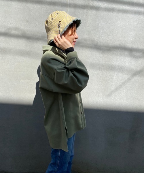 Casselini(キャセリーニ)の「【Casselini】テキスタイルバケットハット(ハット・レディース・アイボリー/ブラック/ミント・FREE)」の8枚目の写真