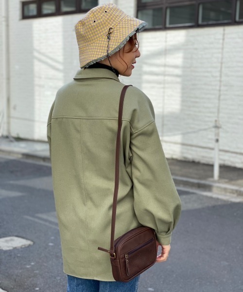 Casselini(キャセリーニ)の「【Casselini】テキスタイルバケットハット(ハット・レディース・アイボリー/ブラック/ミント・FREE)」の9枚目の写真