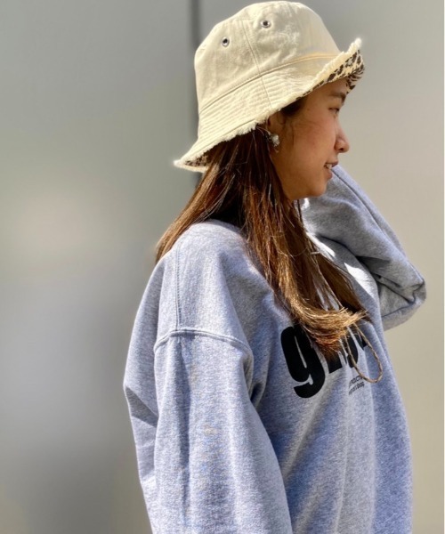 Casselini(キャセリーニ)の「【Casselini】テキスタイルバケットハット(ハット・レディース・アイボリー/ブラック/ミント・FREE)」の11枚目の写真