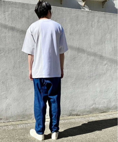 ZUCCa（ズッカ）の「バイカラーロゴT/Tシャツ（Tシャツ