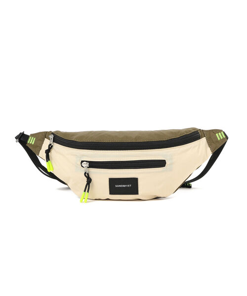 B:MING by BEAMS（ビーミングバイビームス）の「SANDQVIST / ウエストポーチ（ボディバッグ/ウエストポーチ・レディース・ネイビー/ホワイト系その他7・ONE SIZE）」の2枚目の写真