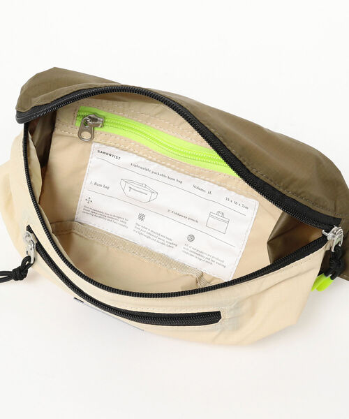 B:MING by BEAMS（ビーミングバイビームス）の「SANDQVIST / ウエストポーチ（ボディバッグ/ウエストポーチ・レディース・ネイビー/ホワイト系その他7・ONE SIZE）」の9枚目の写真