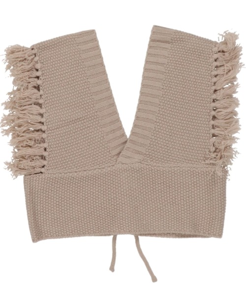 SPINNS（スピンズ）の「フリンジデザインニットビスチェ（ベスト・レディース・アイボリー/グリーン系その他/スミクロ/グレイッシュベージュ/ライトブルーグレー・ONESIZE）」の16枚目の写真