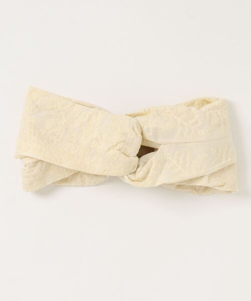 チャイハネ（チャイハネ）の「【チャイハネ】ノマドブレロスヌード＆ヘアバンド 2WAY（ヘアバンド・レディース・ネイビー/ベージュ/ホワイト・FREE）」の17枚目の写真