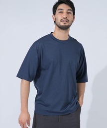 URBAN RESEARCH ROSSO MEN | メリノウールクルーネックTシャツ(Tシャツ/カットソー)